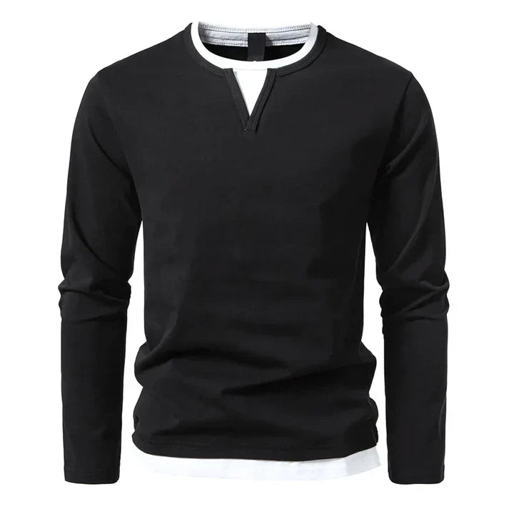 Alwin 1 Premium Longsleeve | Gekämmte Baumwolle