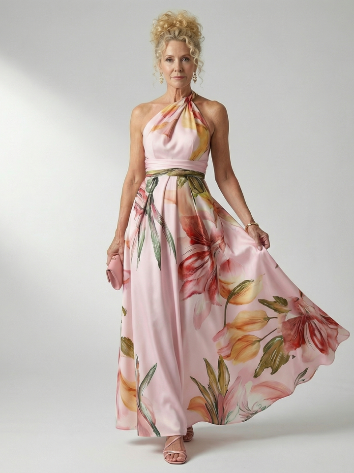 Amiel | Leichtes Floral-Maxikleid