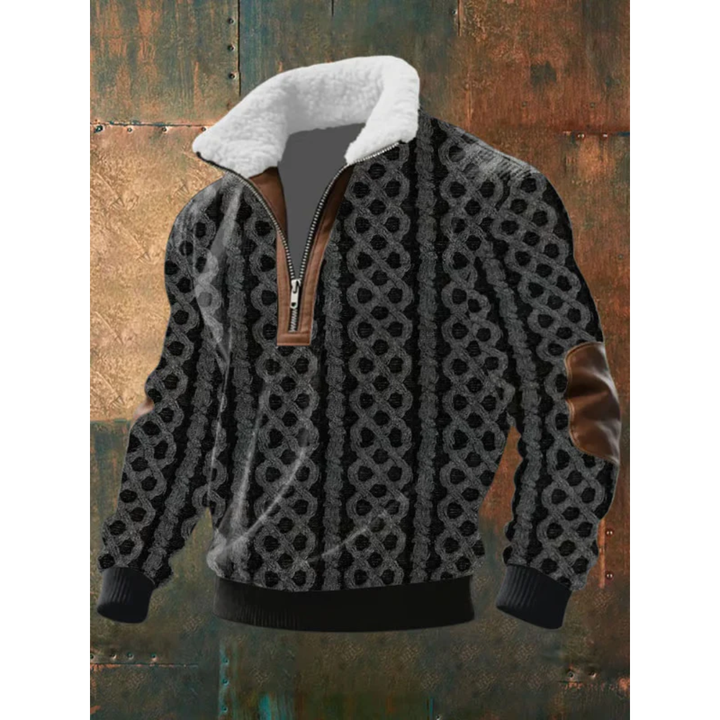 Tobias | ThermoSoft | Fleecepullover mit Stehkragen