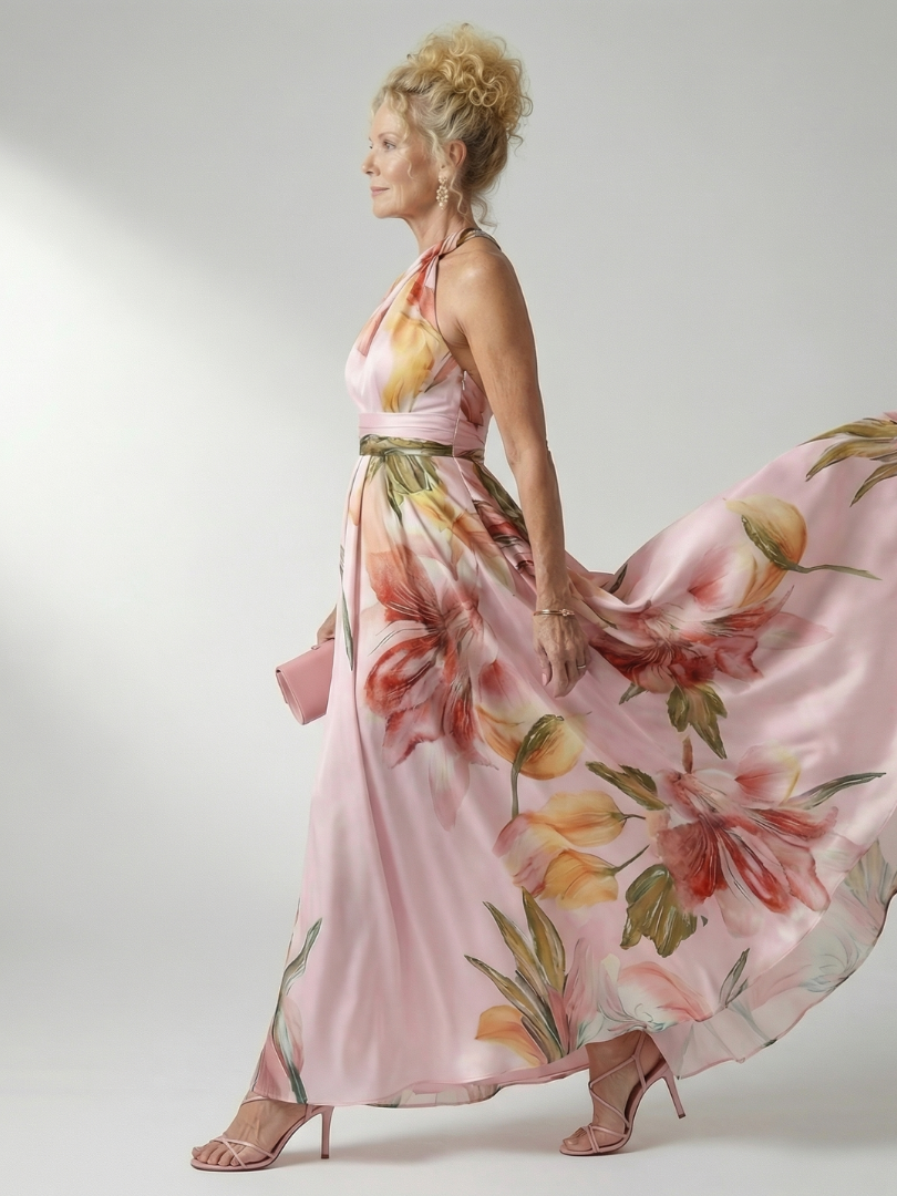 Amiel | Leichtes Floral-Maxikleid