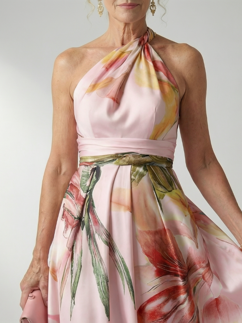 Amiel | Leichtes Floral-Maxikleid
