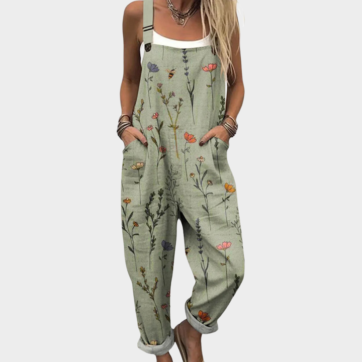 Anna™ | Latzhose mit Wildblumen-Muster