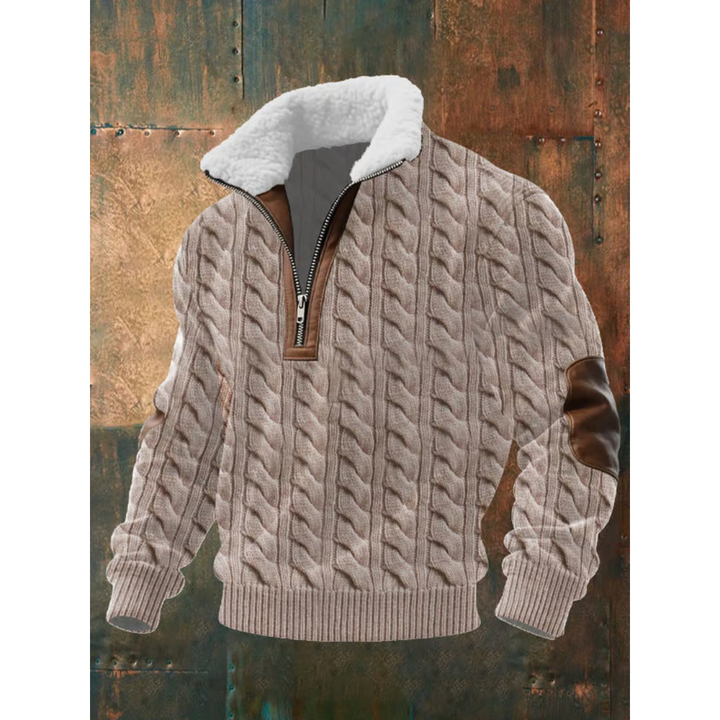 Tobias | ThermoSoft | Fleecepullover mit Stehkragen