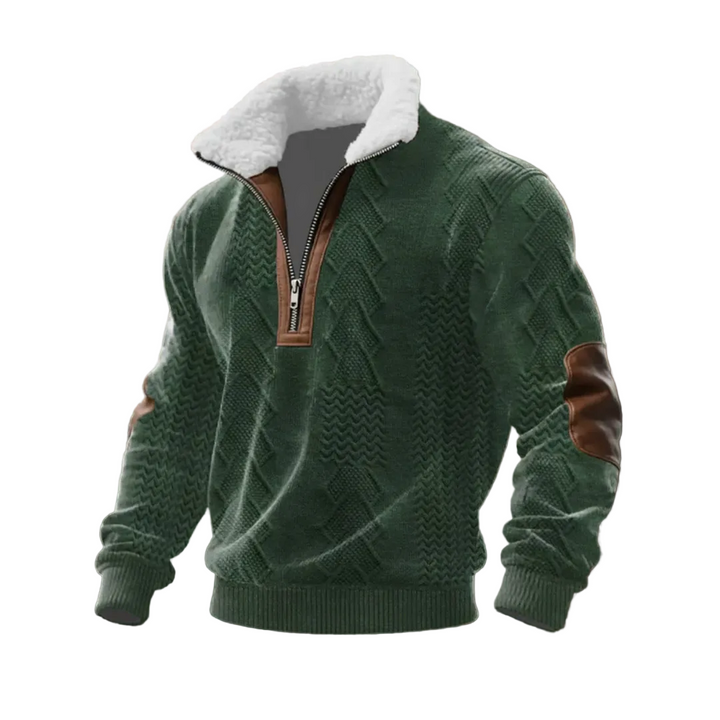 Tobias | ThermoSoft | Fleecepullover mit Stehkragen