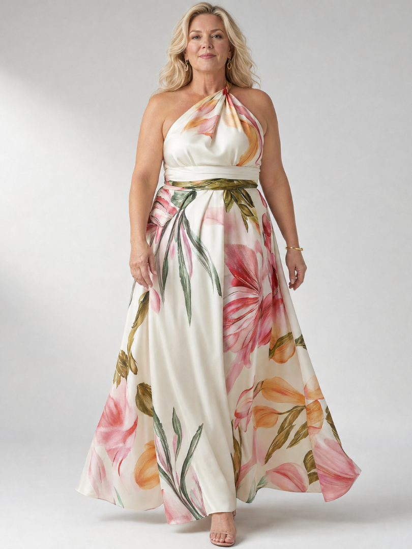 Amiel | Leichtes Floral-Maxikleid