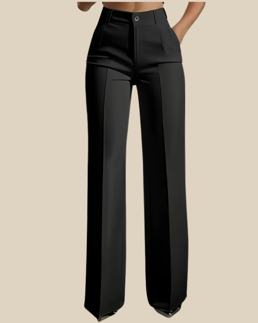 Millie | Taillierte Hose mit hohem Bund