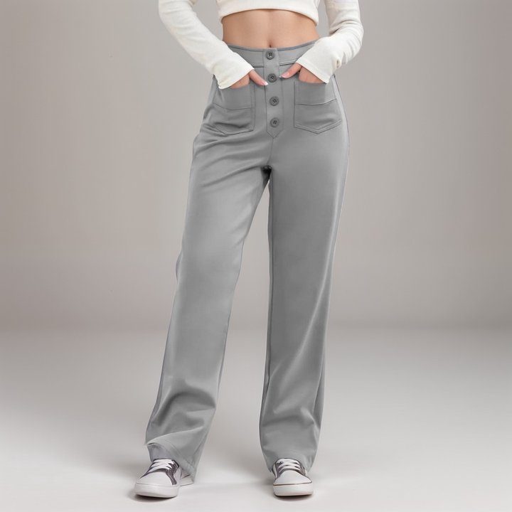 Selina | Elastische Hose mit hoher Taille