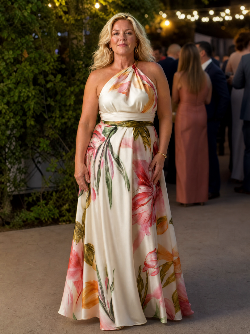 Amiel | Leichtes Floral-Maxikleid