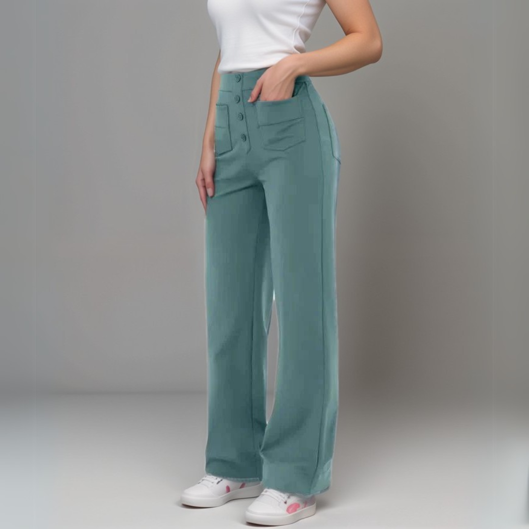 Selina | Elastische Hose mit hoher Taille