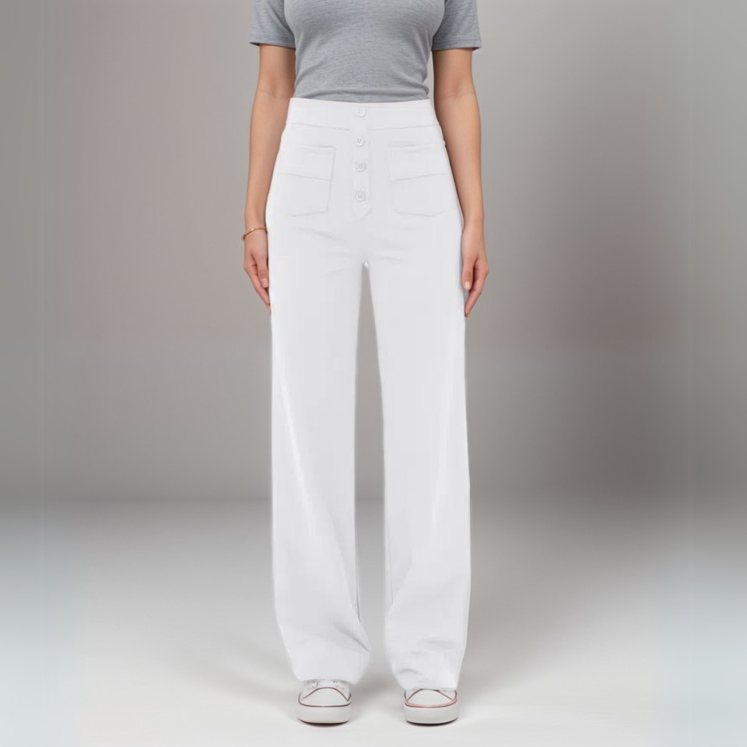 Selina | Elastische Hose mit hoher Taille