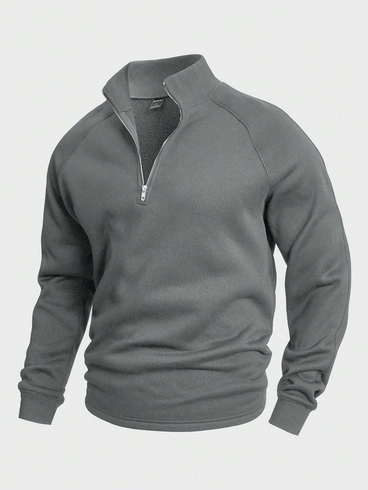 Benno | Half-Zip Pullover mit weichem Innenfutter