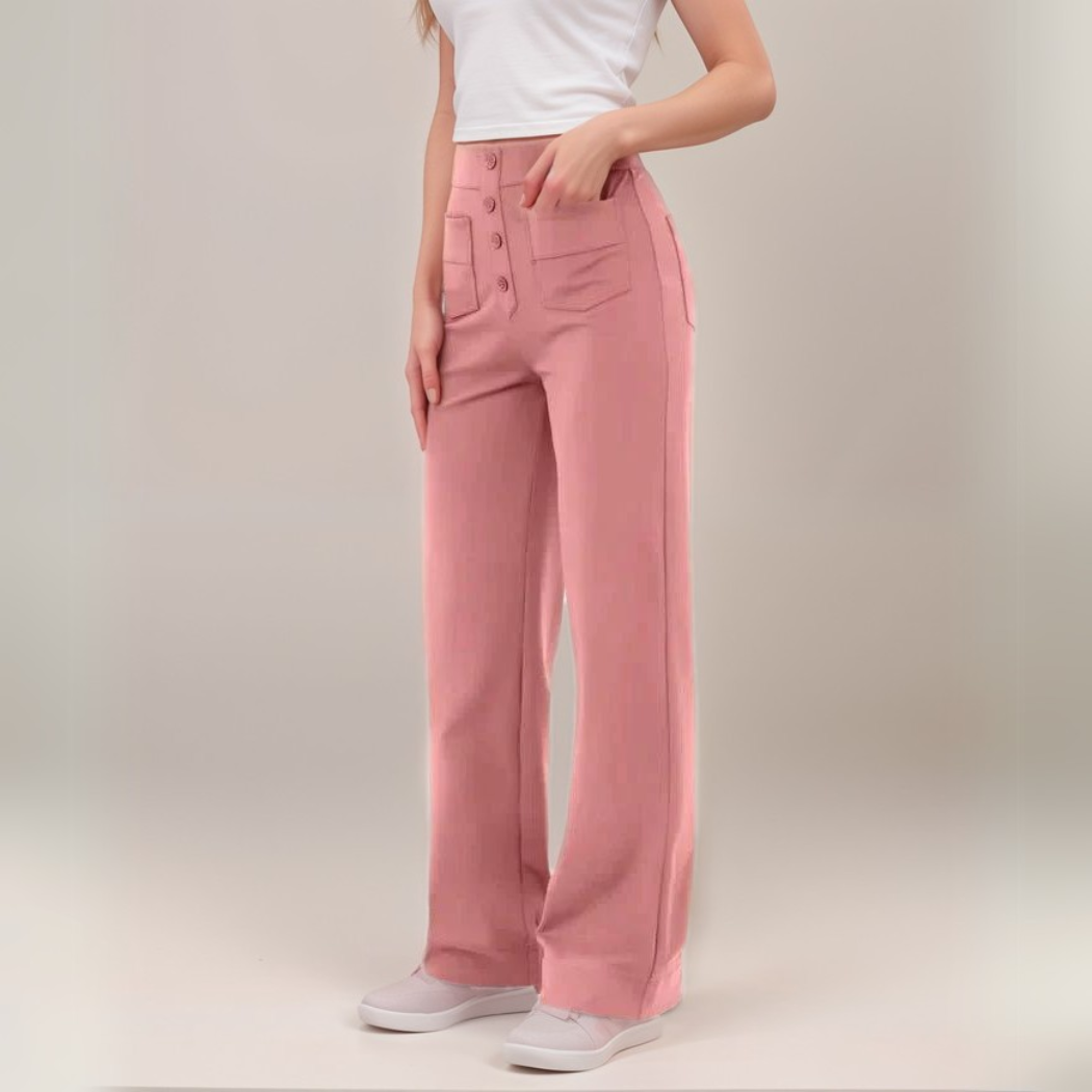 Selina | Elastische Hose mit hoher Taille