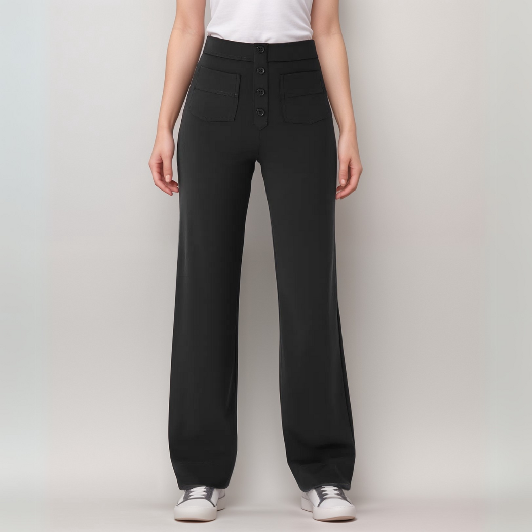 Selina | Elastische Hose mit hoher Taille