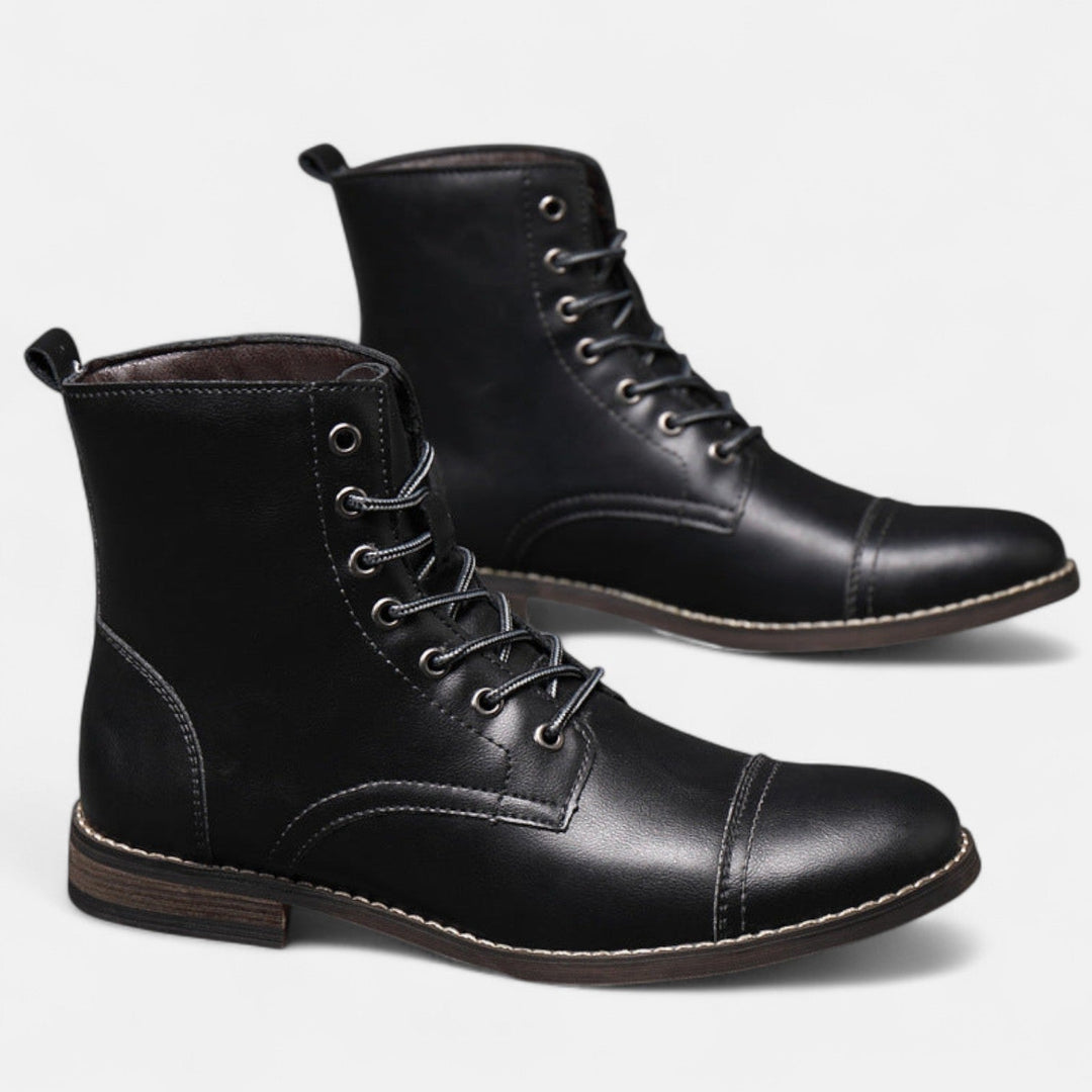 Martino | Stilvolle Herrenstiefel aus hochwertigem Kunstleder