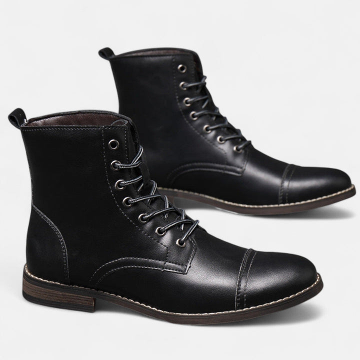 Martino | Stilvolle Herrenstiefel aus hochwertigem Kunstleder