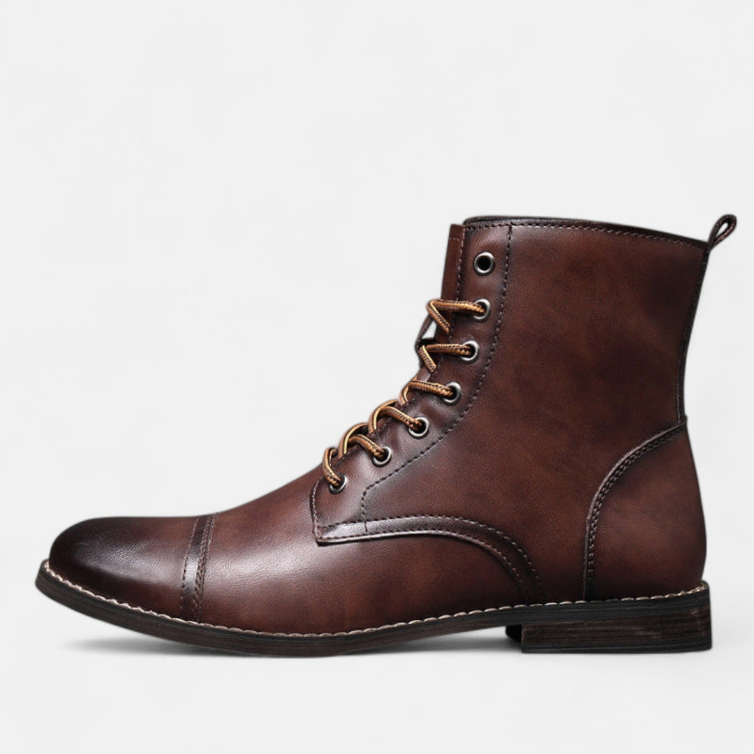 Martino | Stilvolle Herrenstiefel aus hochwertigem Kunstleder