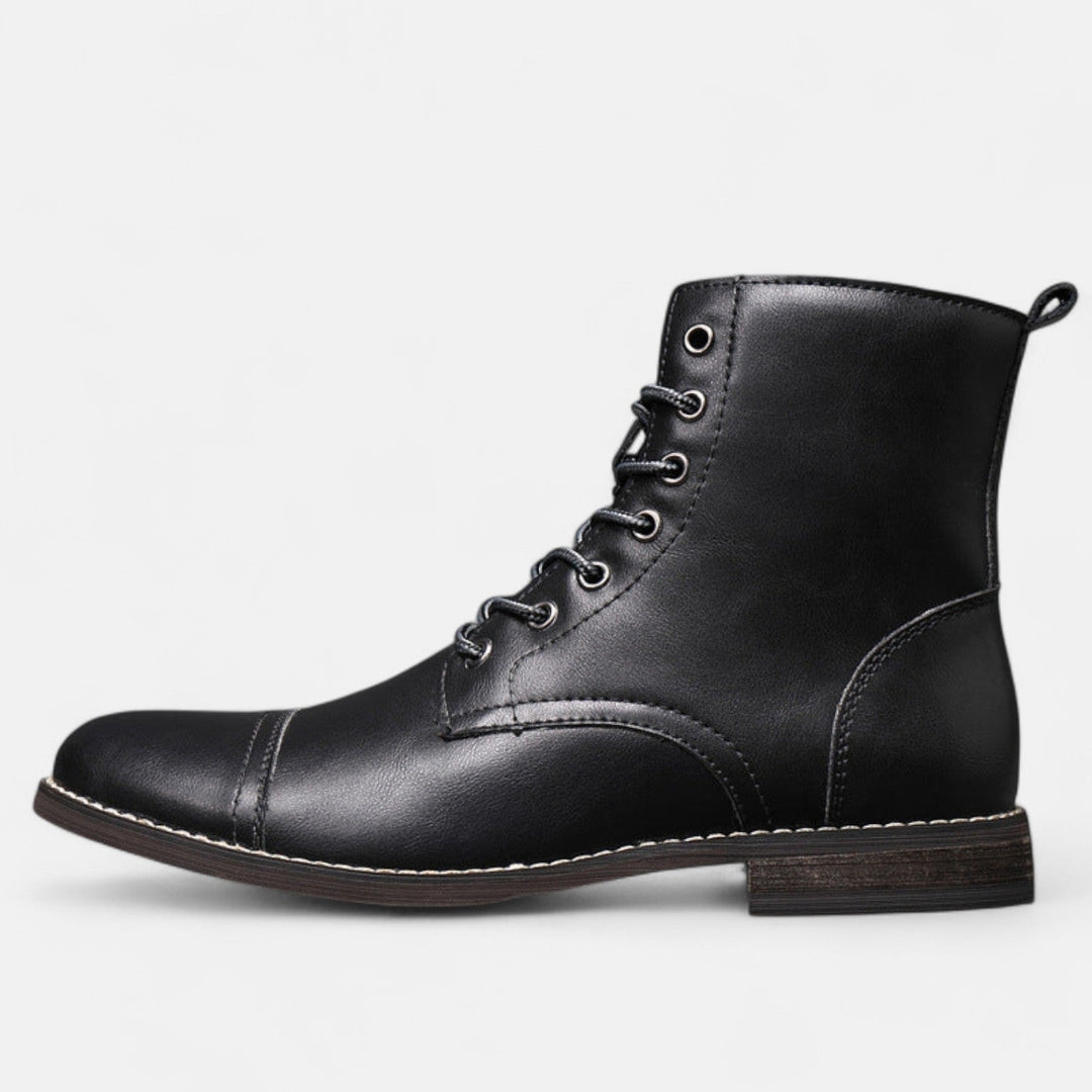 Martino | Stilvolle Herrenstiefel aus hochwertigem Kunstleder