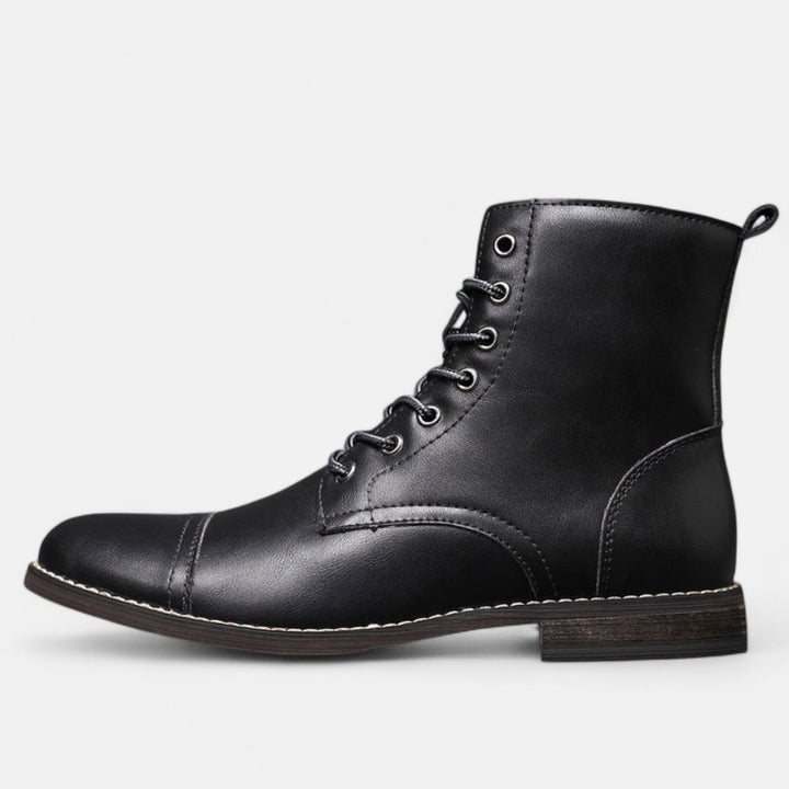 Martino | Stilvolle Herrenstiefel aus hochwertigem Kunstleder