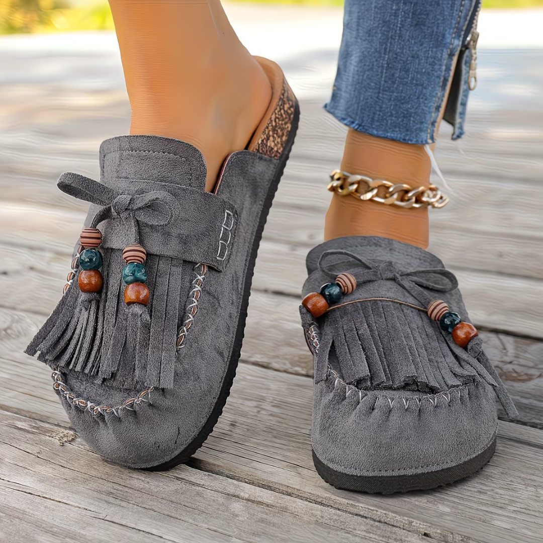 Mirell | Bohemian Wildleder Mokassins