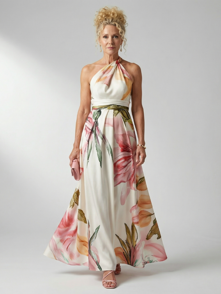 Amiel | Leichtes Floral-Maxikleid