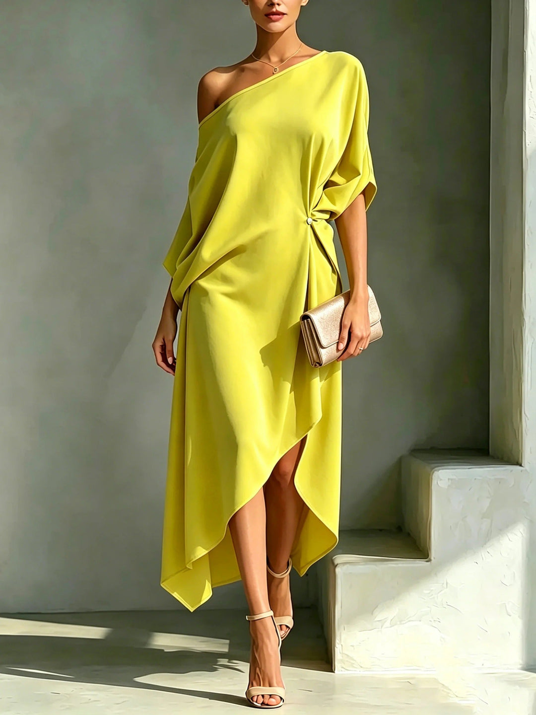 Camila | Elegantes asymmetrisches Kleid