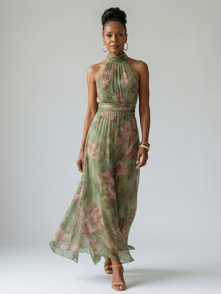 Mirelle | Midikleid mit gerafftem Halter