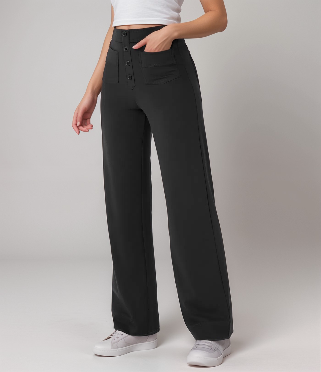 Selina | Elastische Hose mit hoher Taille