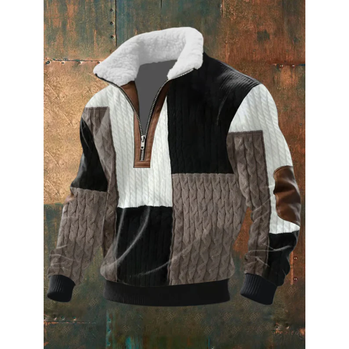 Tobias | ThermoSoft | Fleecepullover mit Stehkragen