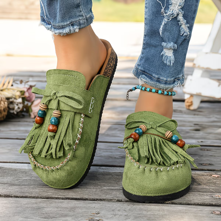 Mirell | Bohemian Wildleder Mokassins