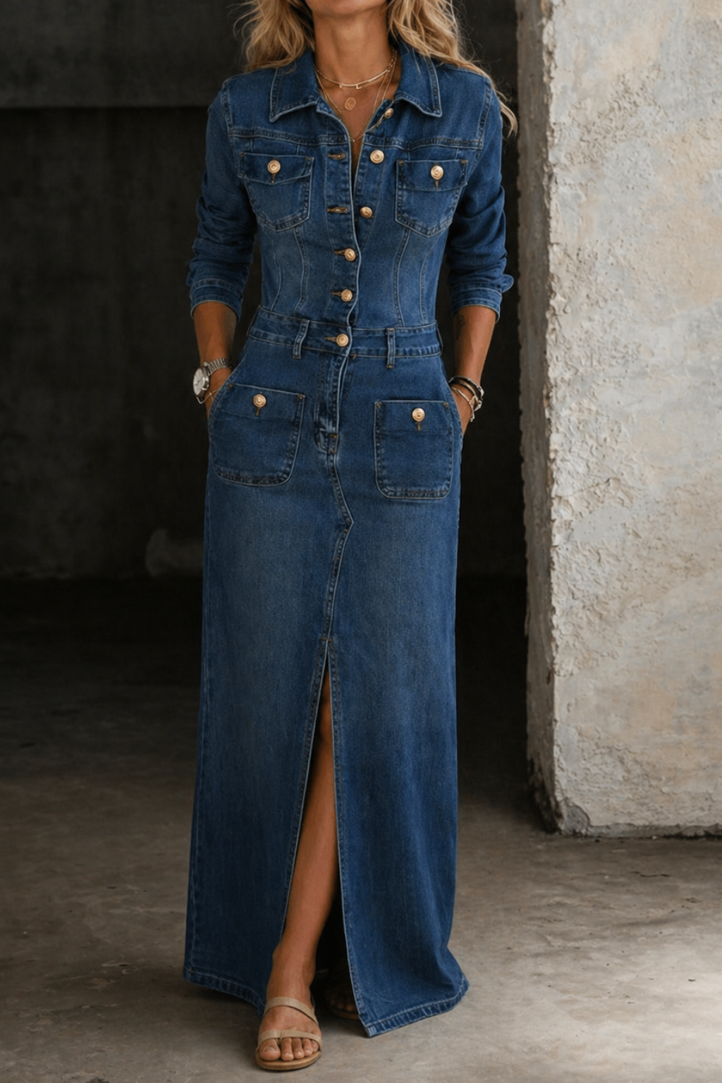 Leila | Klassische Denim-Eleganz