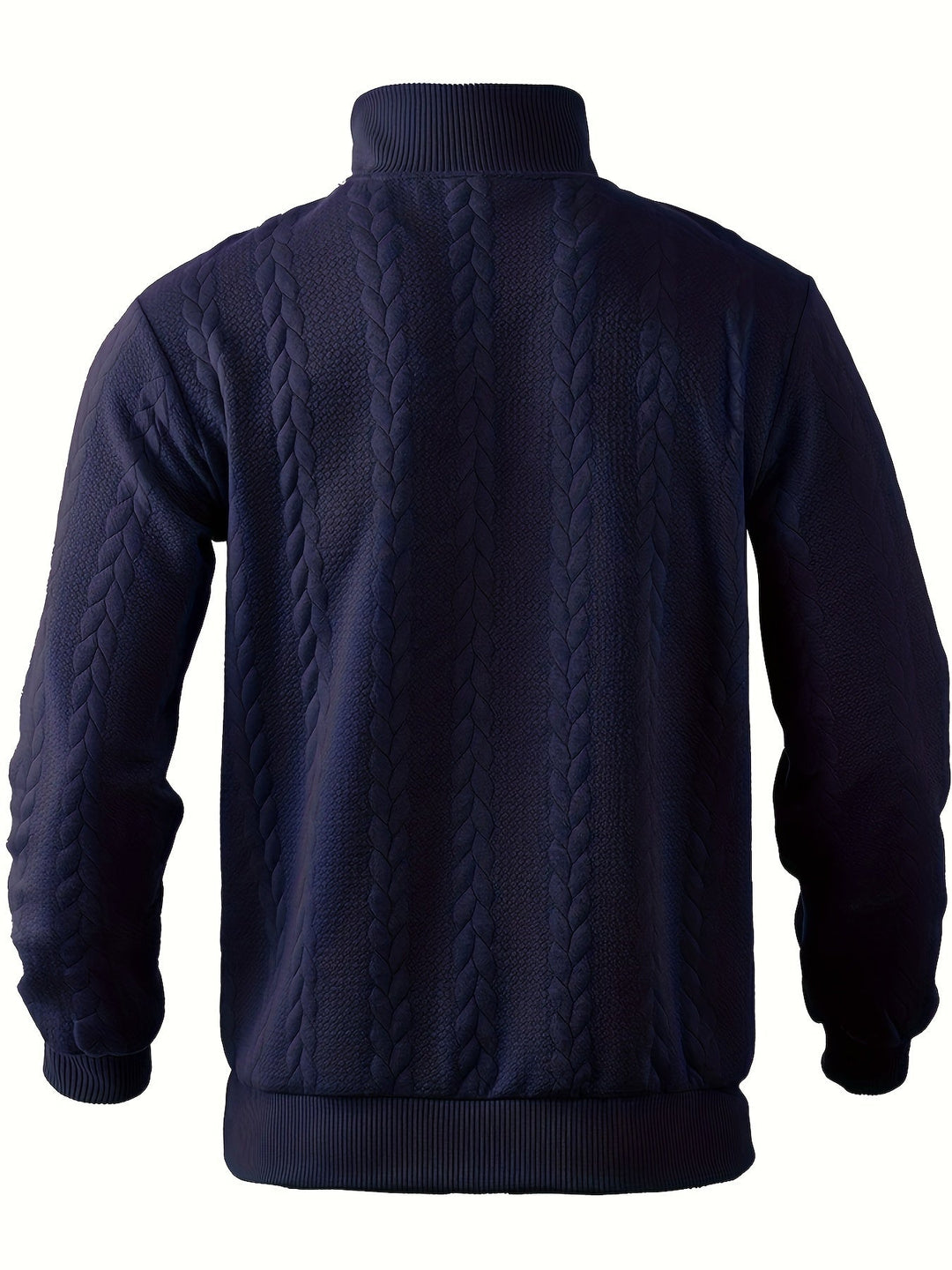 Roman | Eleganter Vintage-Pullover mit Reißverschluss