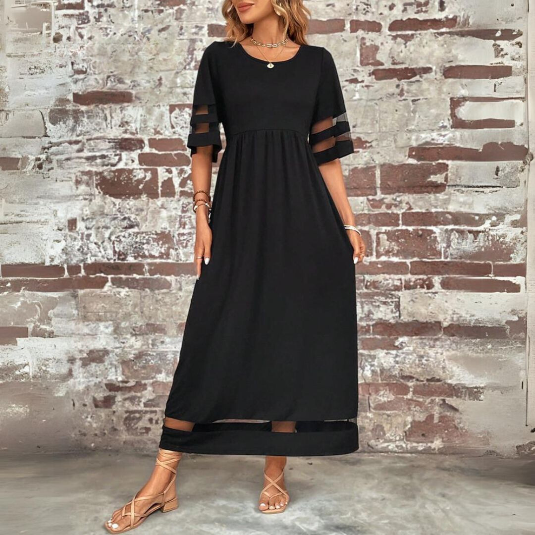 Aubrée – Figurumschmeichelndes Midi-Kleid