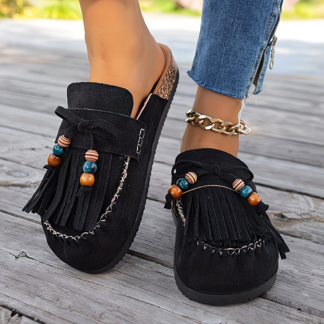 Mirell | Bohemian Wildleder Mokassins