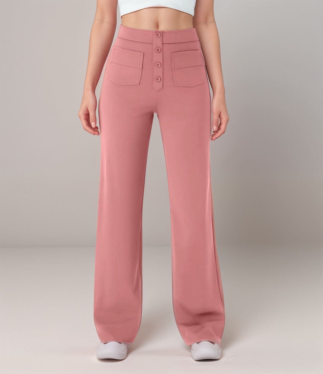 Selina | Elastische Hose mit hoher Taille