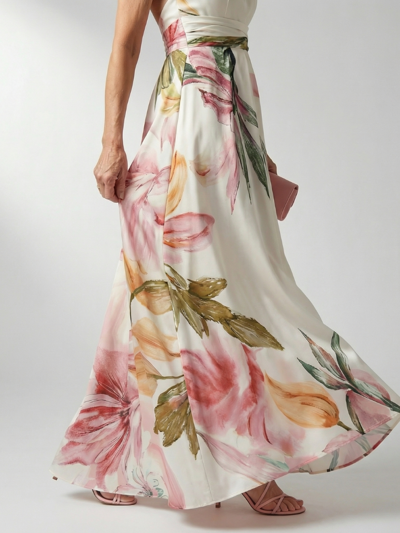 Amiel | Leichtes Floral-Maxikleid