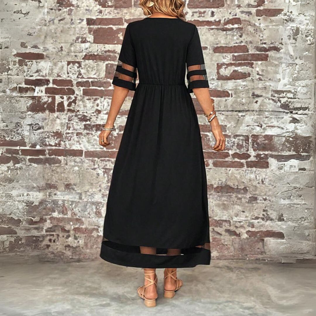 Aubrée – Figurumschmeichelndes Midi-Kleid