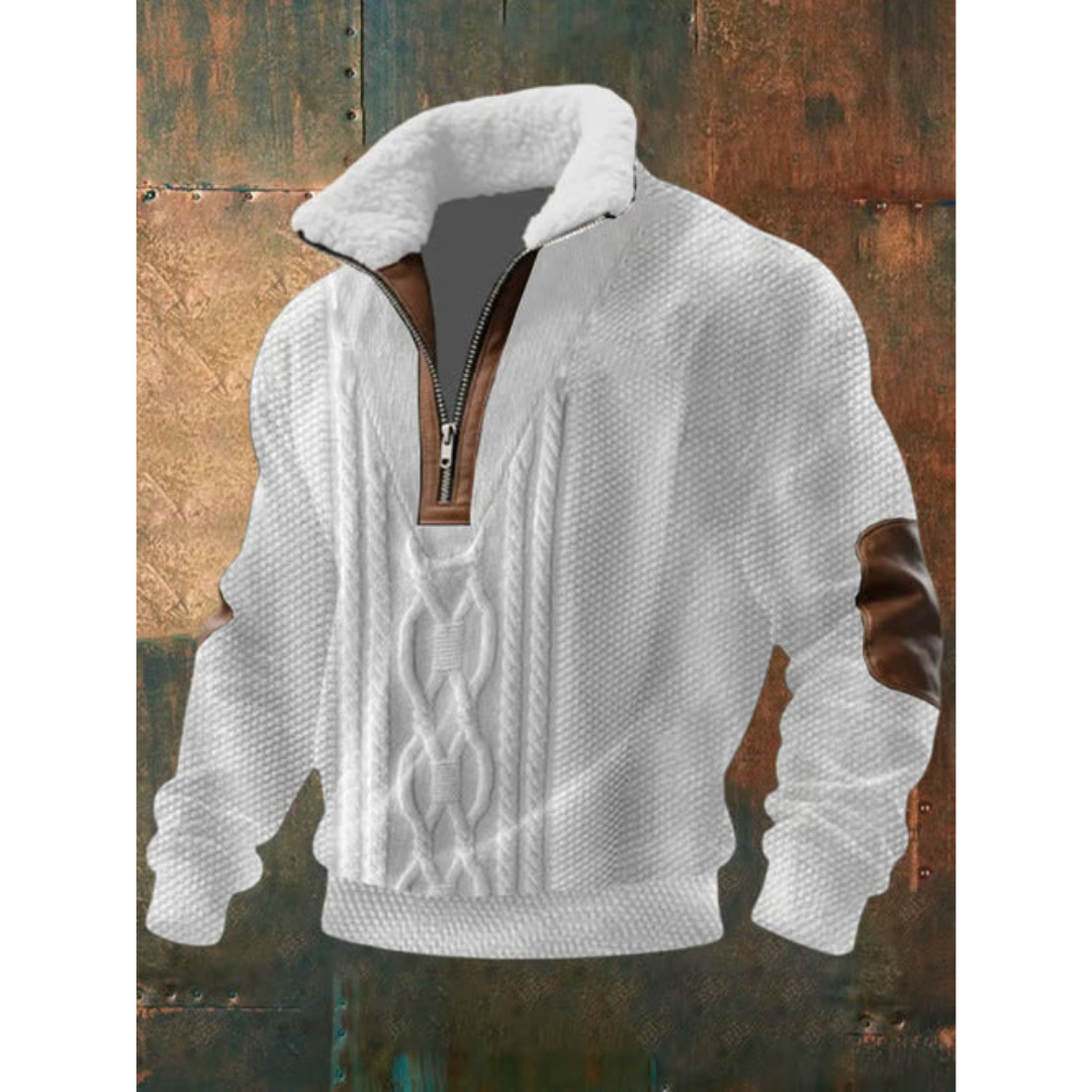 Tobias | ThermoSoft | Fleecepullover mit Stehkragen