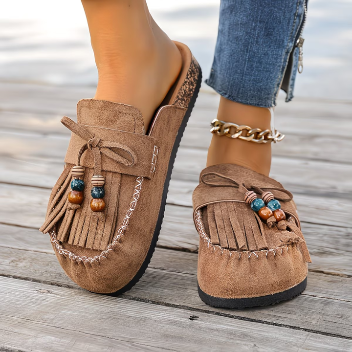 Mirell | Bohemian Wildleder Mokassins