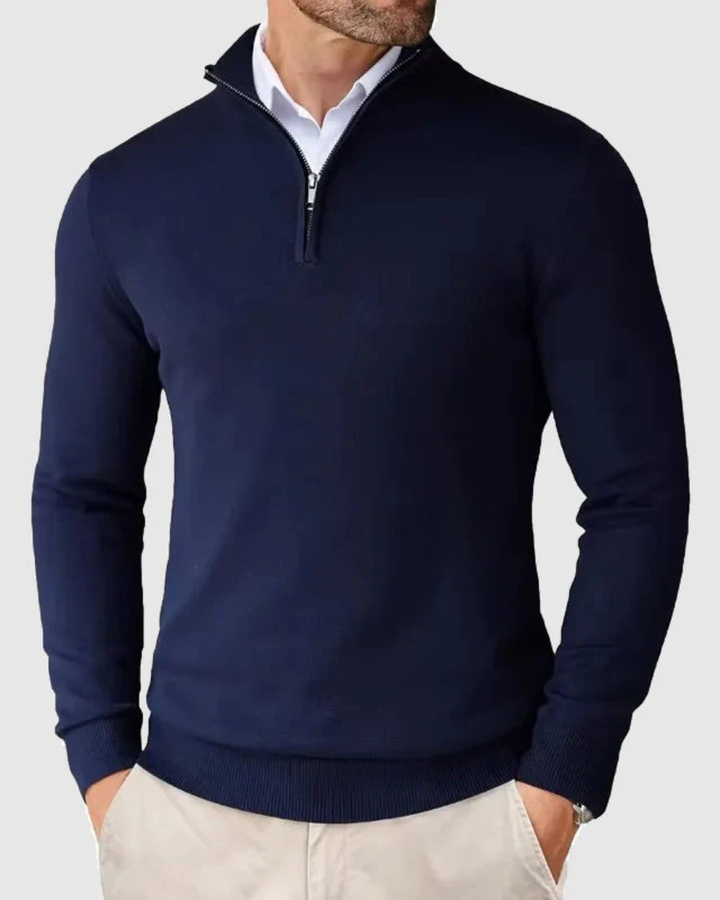 Romeo | Strickpullover mit Reißverschluss