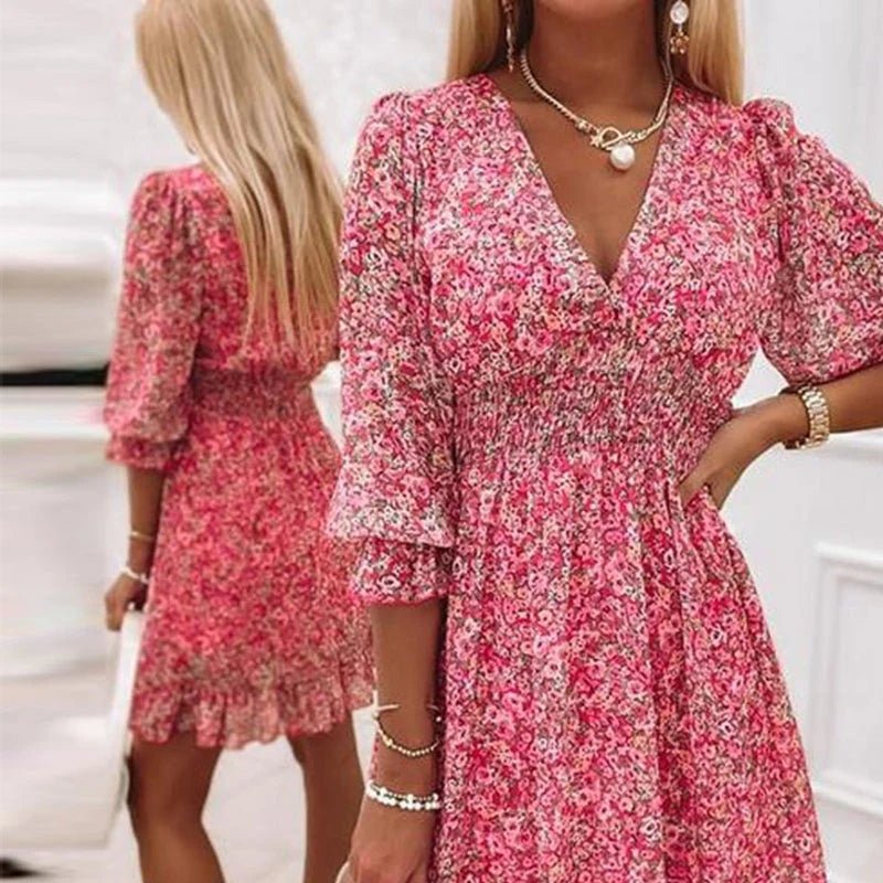 Keely | Elegantes florales Kleid
