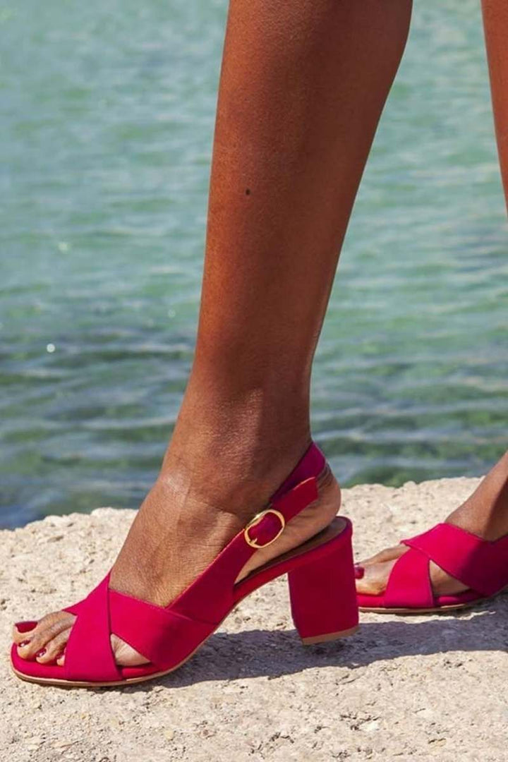 Céleste Sandalen Sommer Blockabsatz