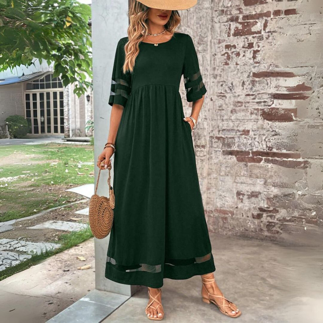 Aubrée – Figurumschmeichelndes Midi-Kleid