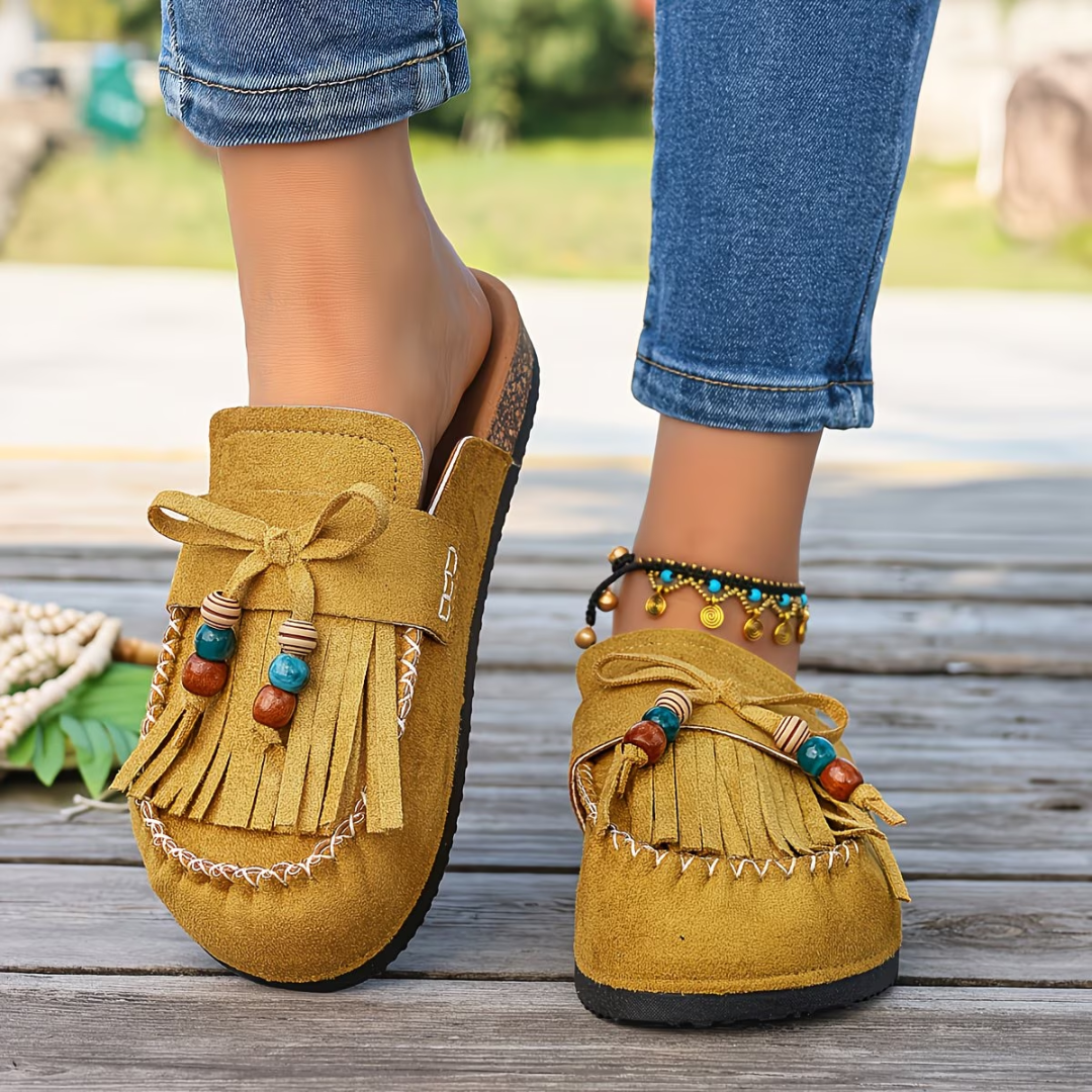 Mirell | Bohemian Wildleder Mokassins