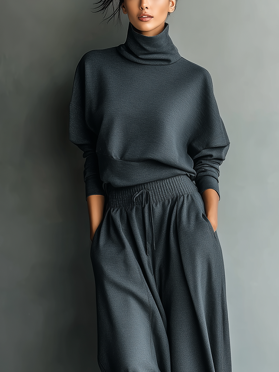 Lieselotte | Strick Ensemble Weite Hose