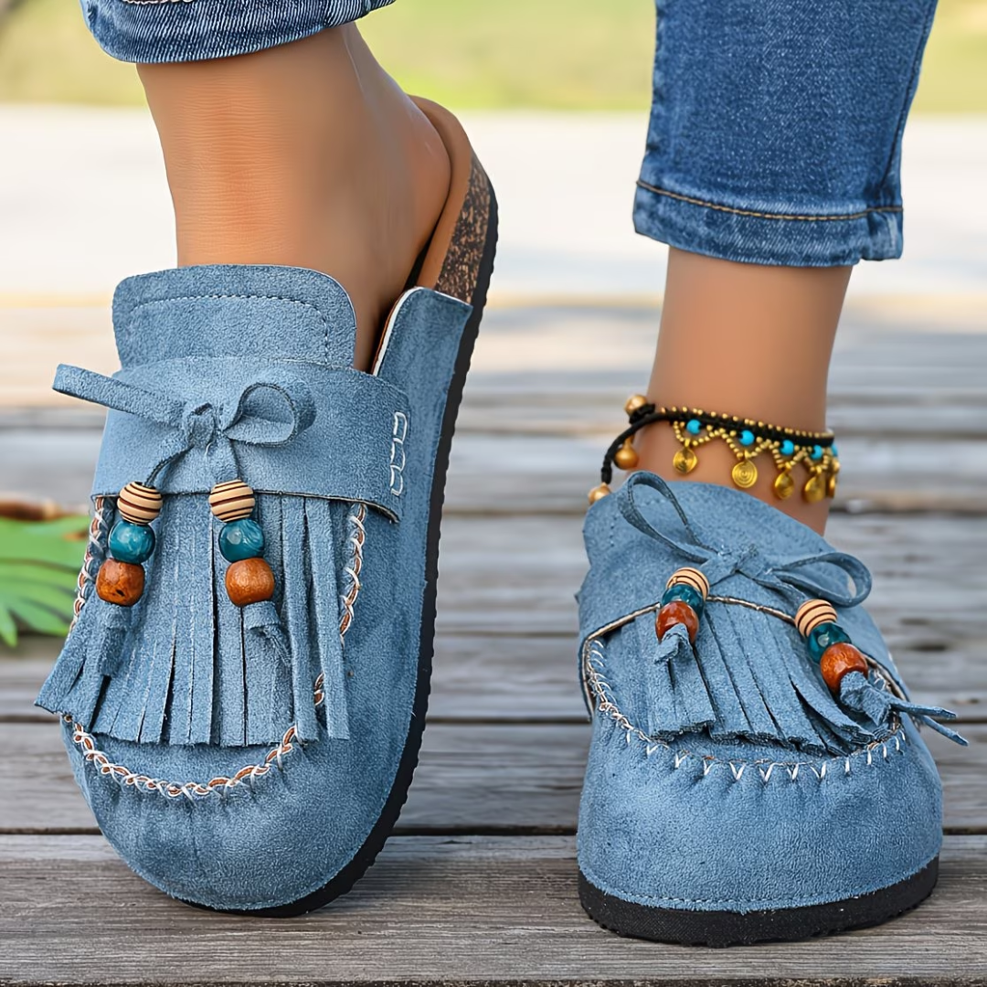 Mirell | Bohemian Wildleder Mokassins
