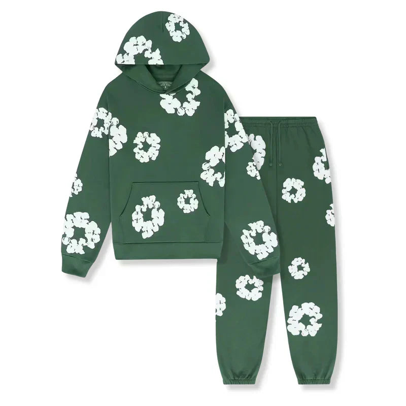 Niklas | Flower Tears Trainingsanzug – Hoodie + Jogger