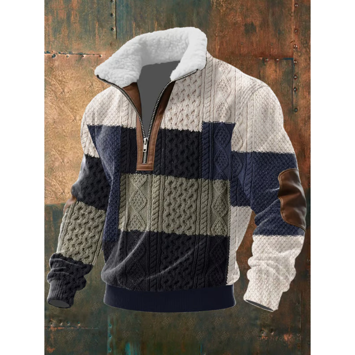 Tobias | ThermoSoft | Fleecepullover mit Stehkragen