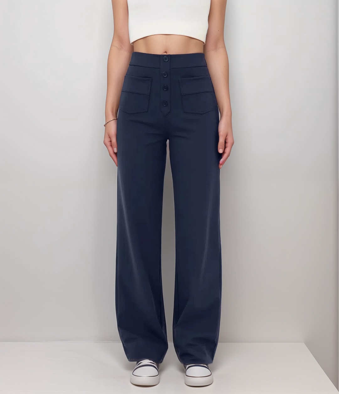 Selina | Elastische Hose mit hoher Taille