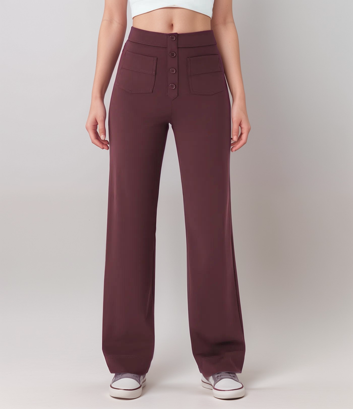 Selina | Elastische Hose mit hoher Taille