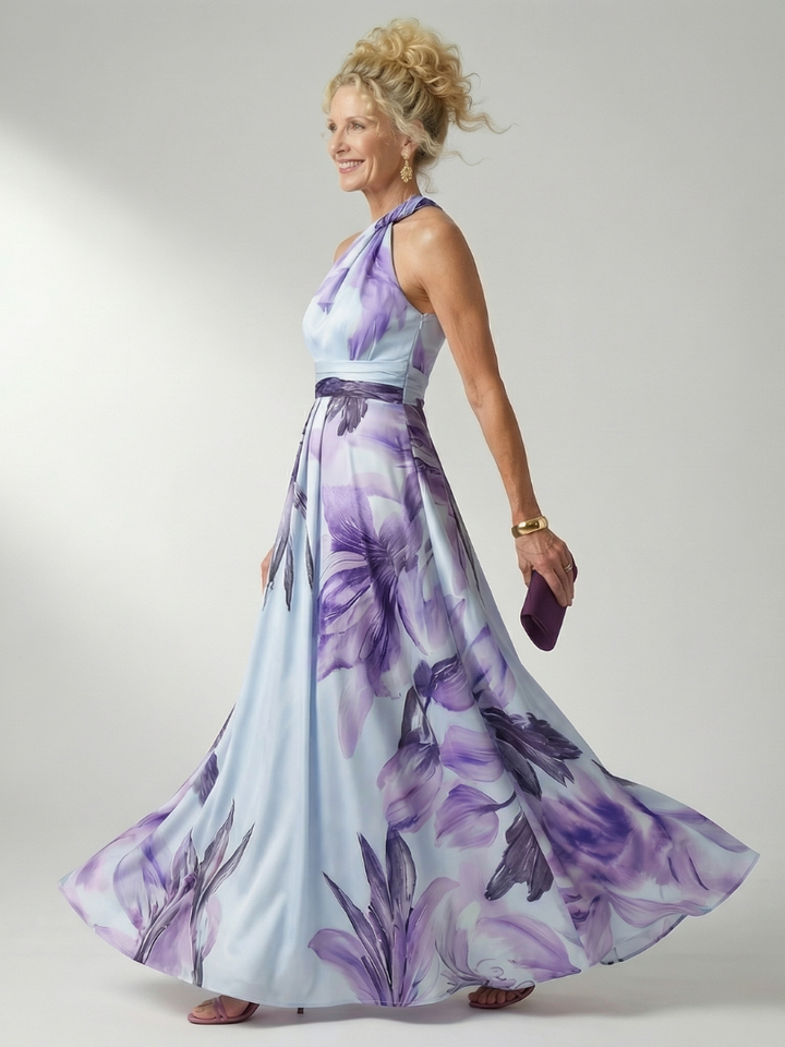 Amiel | Leichtes Floral-Maxikleid